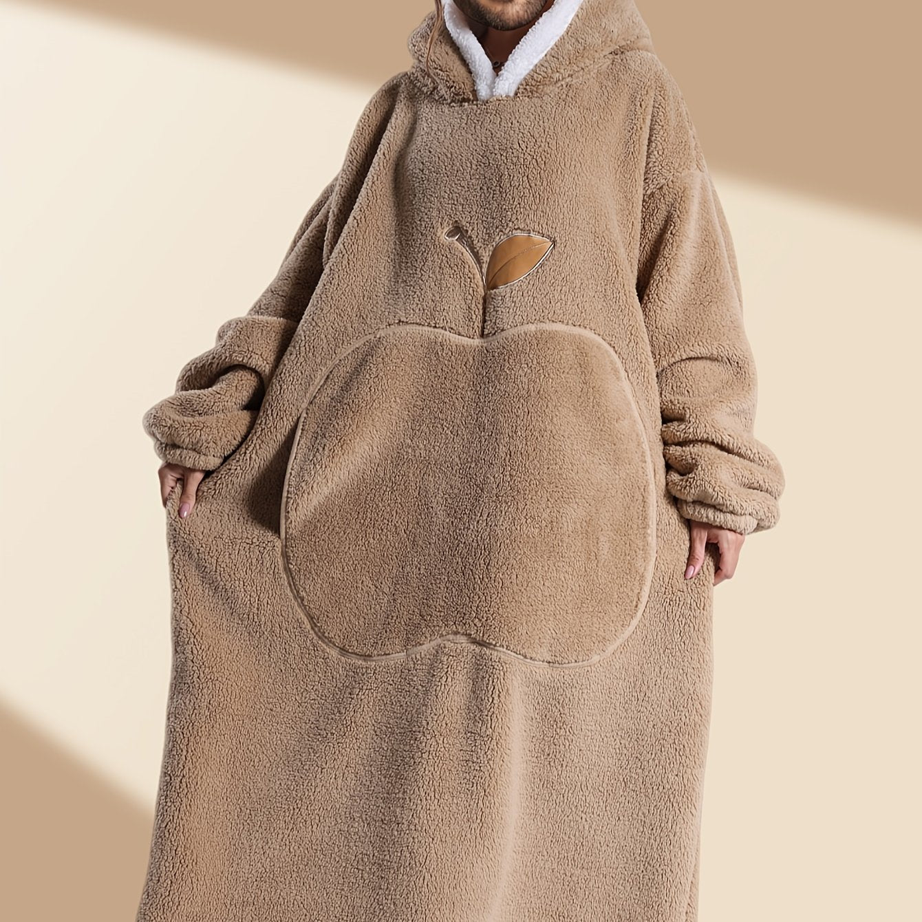 Plus Size Hooded Fleece Sweatshirt