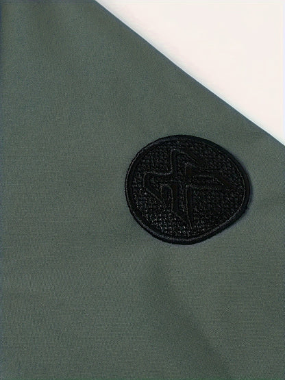 Men's Plus Size Baseball Jacket