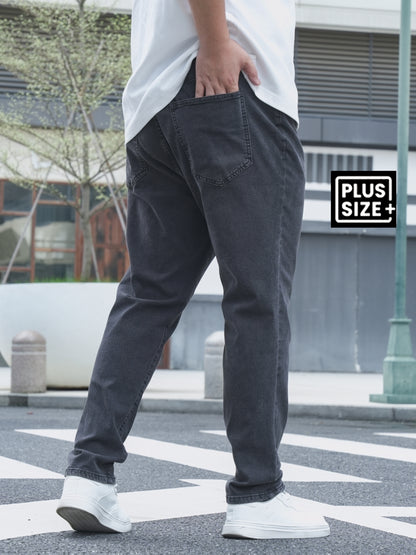 Plus Size Loose Fit Jeans