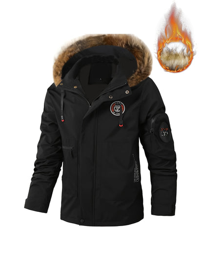 Men's Plus Size Casual Autumn and Winter Flight Jacket