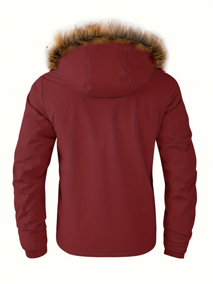 Men's Plus Size Casual Autumn and Winter Flight Jacket