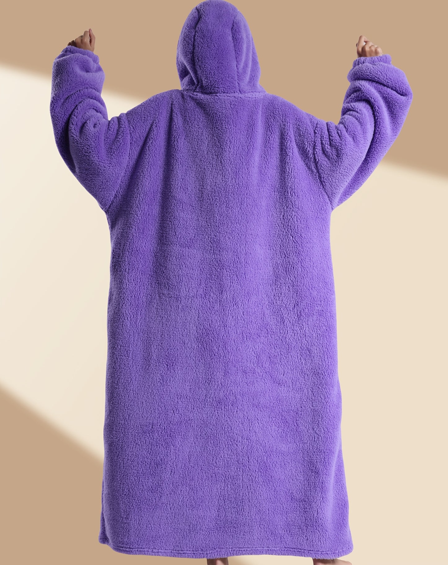 Plus Size Hooded Fleece Sweatshirt