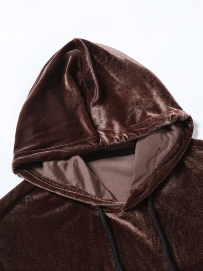 Plus Size Autumn/Winter Fleece-Lined Soft Skin-Friendly Set