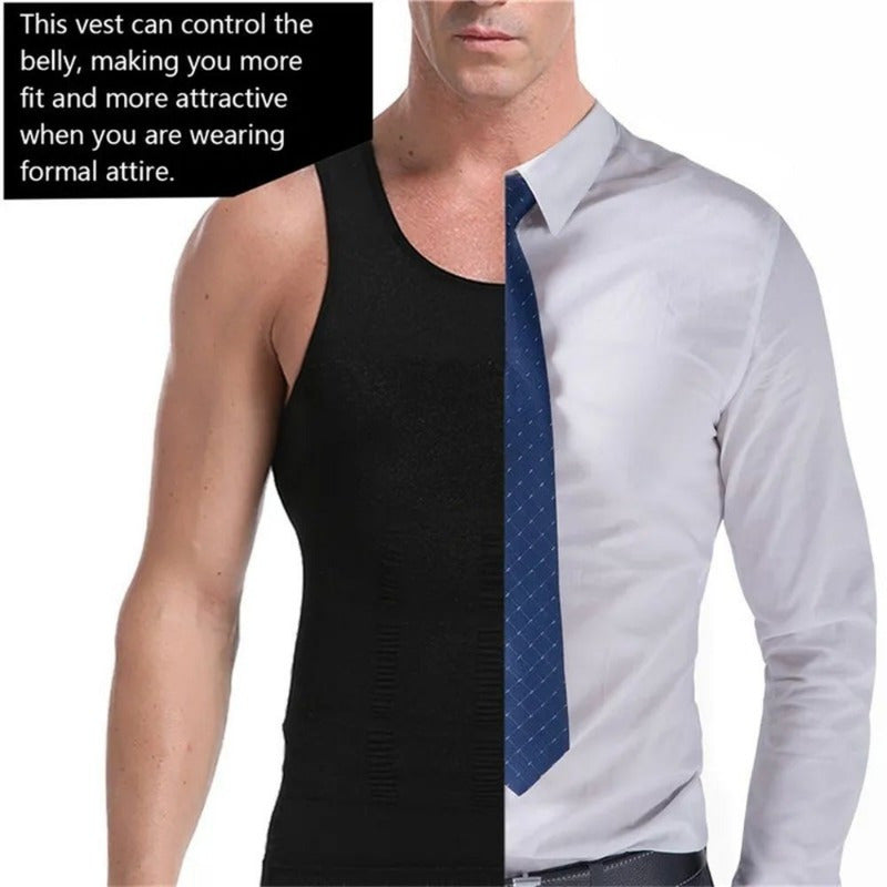Men's High-Elasticity Waist Control Shapewear Vest