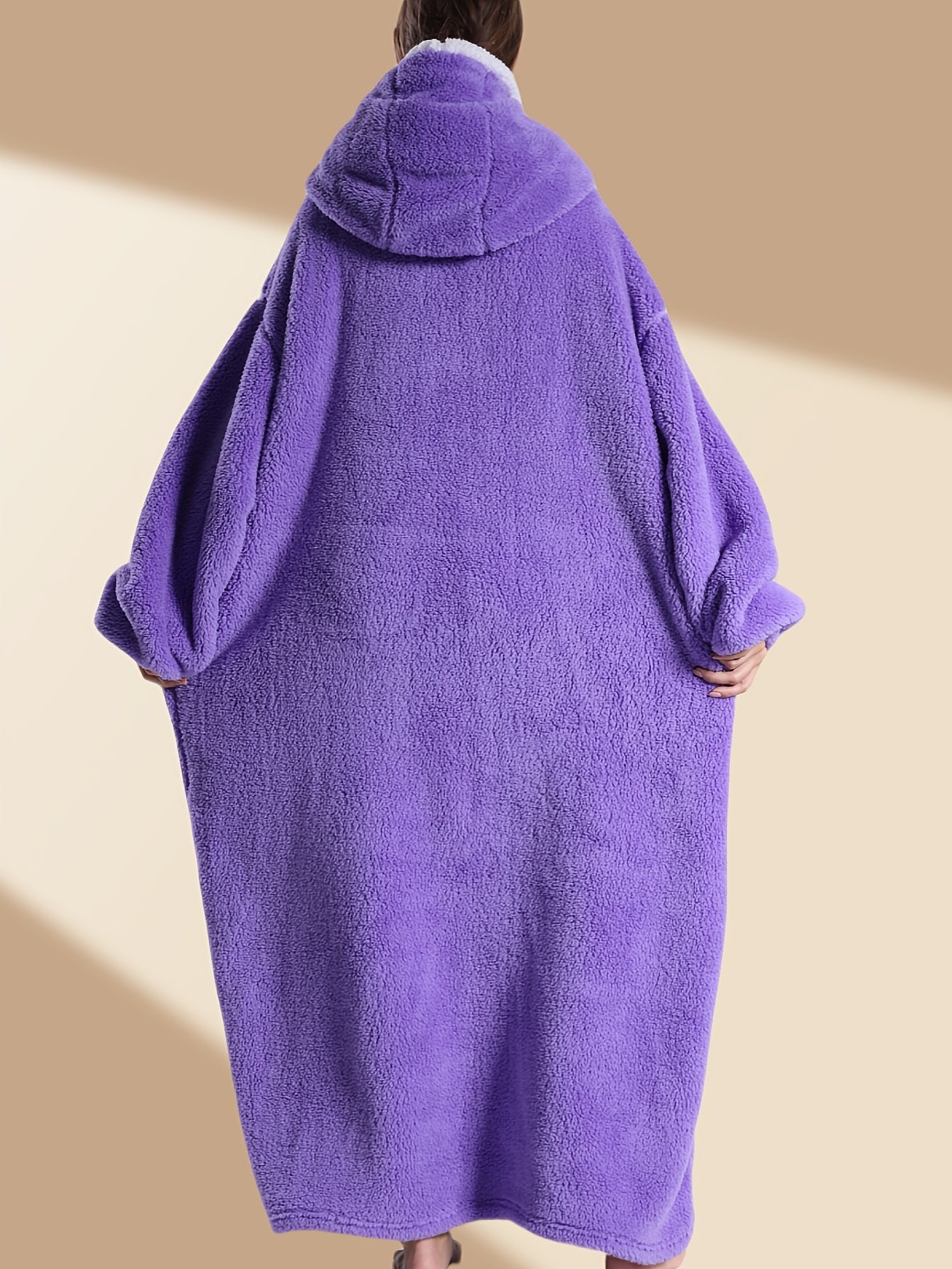 Plus Size Hooded Fleece Sweatshirt