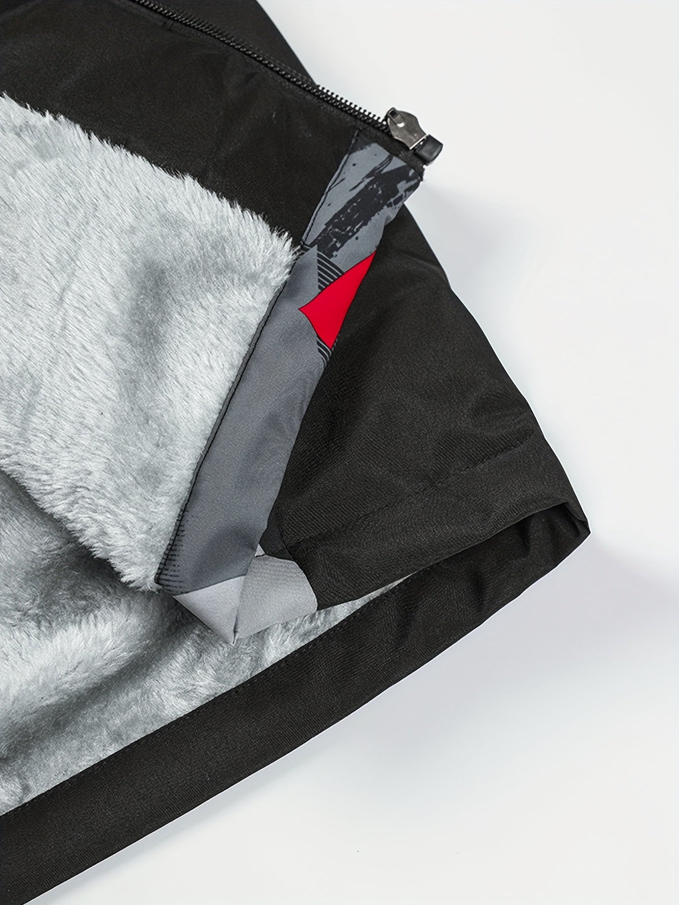 Men'S Plus Size Hooded Jacket - Thickened Winter Coat with Full-Zip Closure