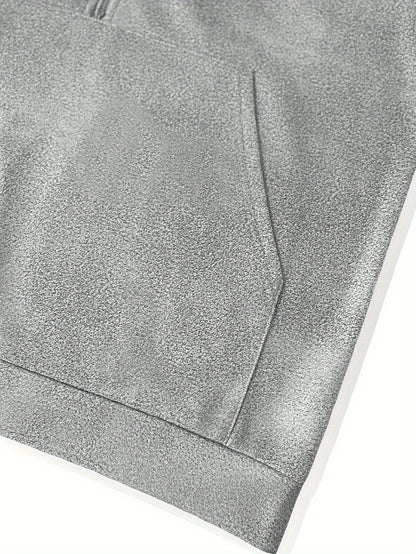 Men’s Plus Size Thermal Hooded Jacket