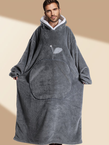 Plus Size Hooded Fleece Sweatshirt