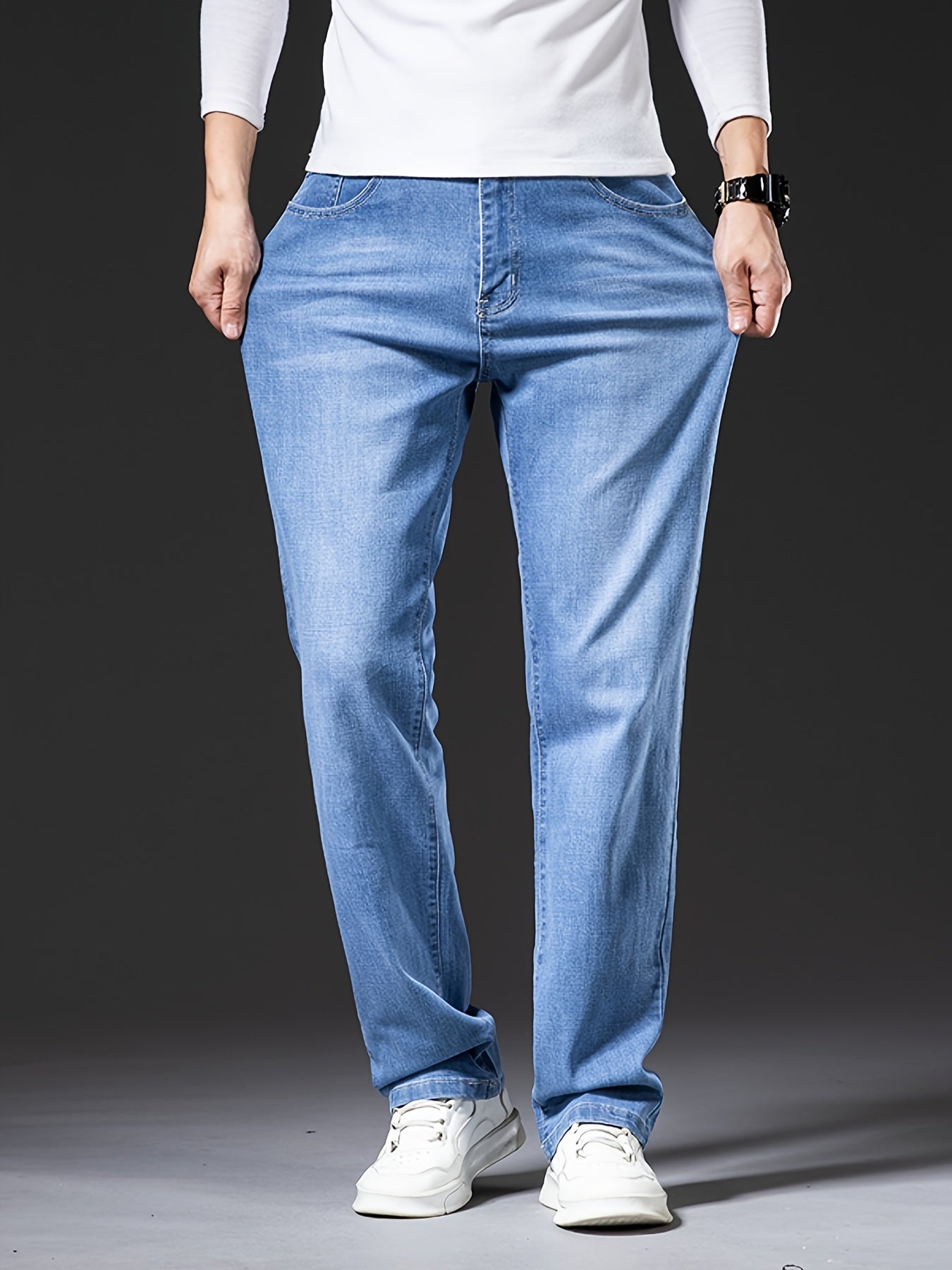 Plus Size Jeans, Breathable Comfortable Pants for All Seasons