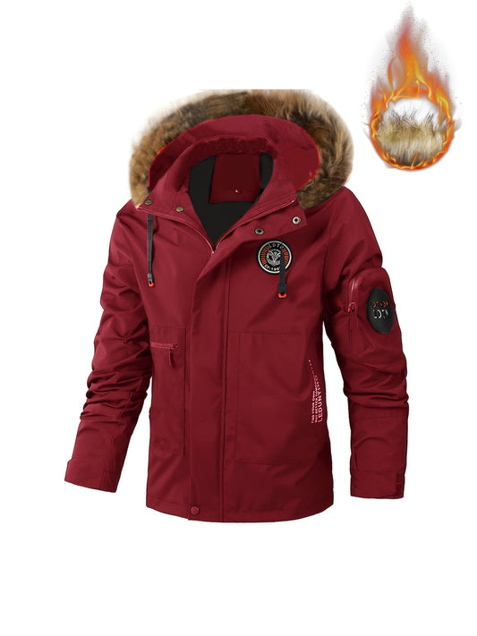 Men's Plus Size Casual Autumn and Winter Flight Jacket