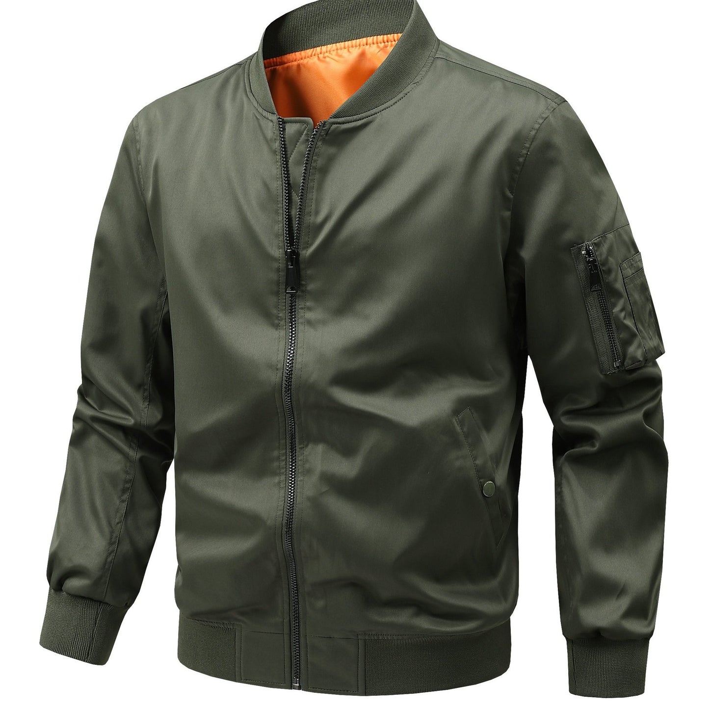 Men's Plus Size Windbreaker Jacket Casual Street Style