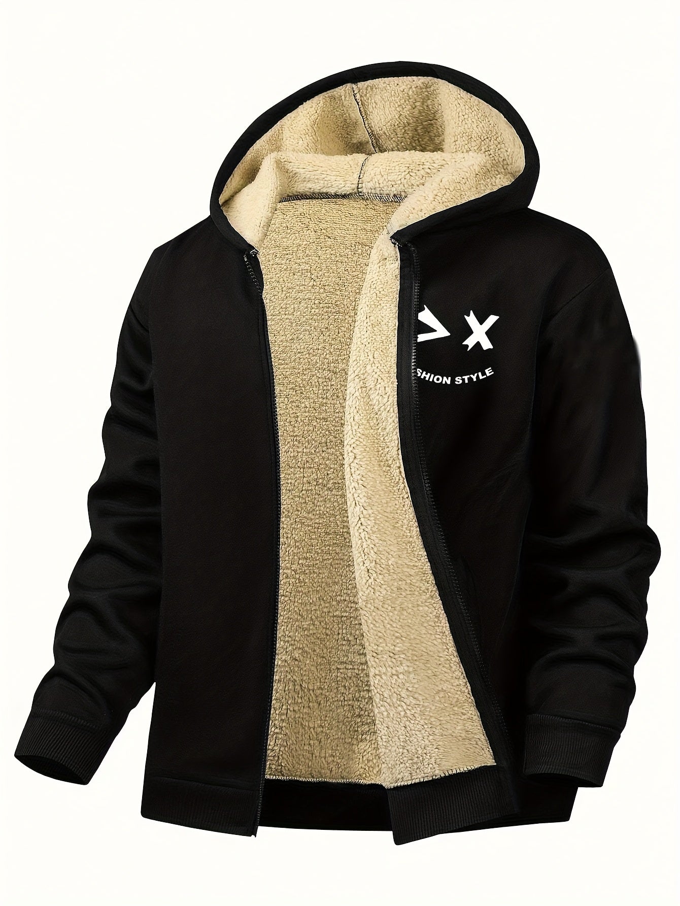 Men’s Plus Size Corduroy Sherpa-Lined Jacket