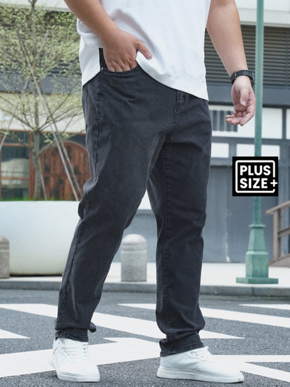 Plus Size Loose Fit Jeans