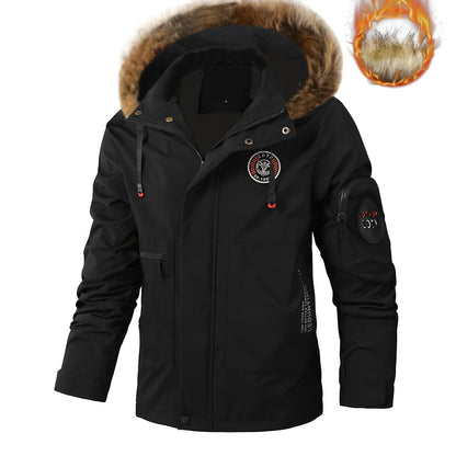 Men's Plus Size Casual Autumn and Winter Flight Jacket