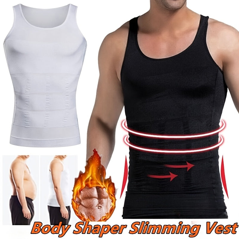 Men's High-Elasticity Waist Control Shapewear Vest