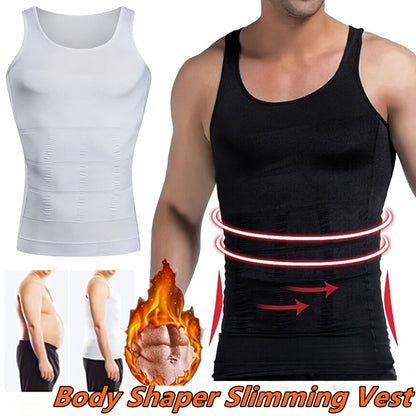 Men's High-Elasticity Waist Control Shapewear Vest