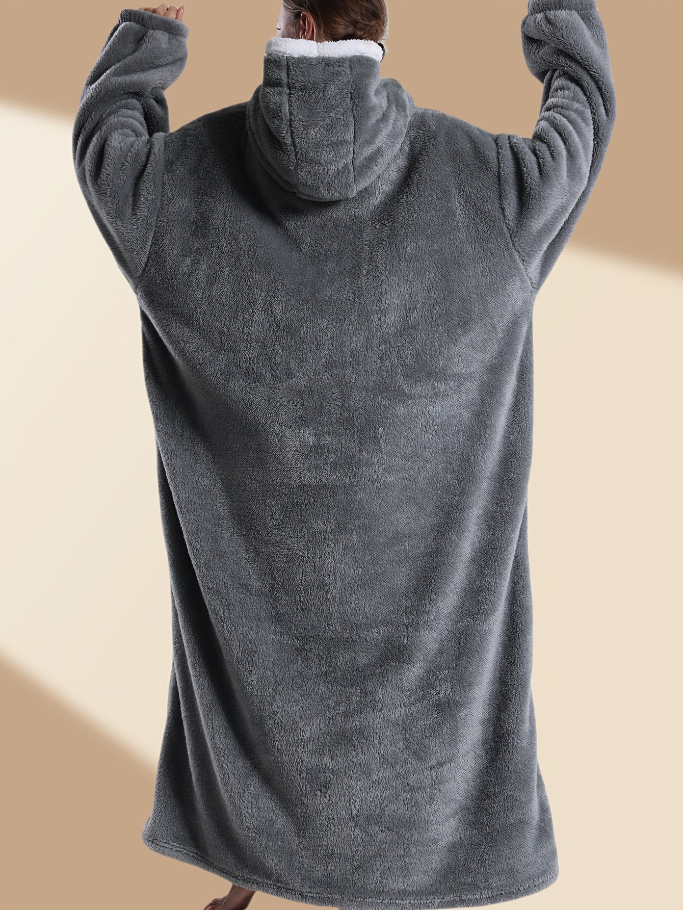 Plus Size Hooded Fleece Sweatshirt