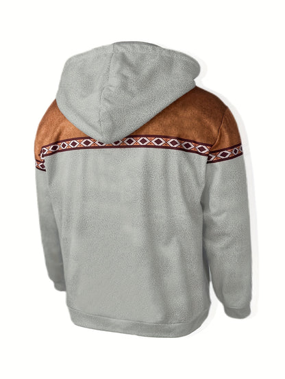 Men’s Plus Size Thermal Hooded Jacket