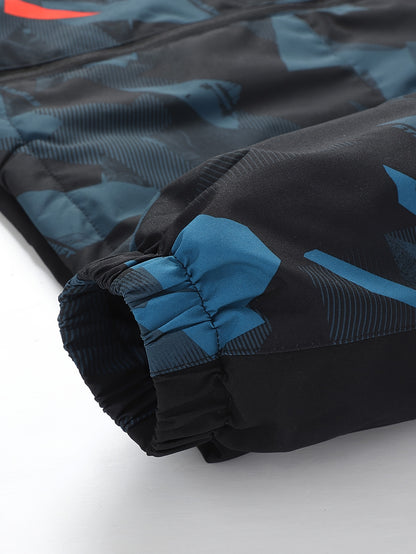 Men'S Plus Size Hooded Jacket - Thickened Winter Coat with Full-Zip Closure