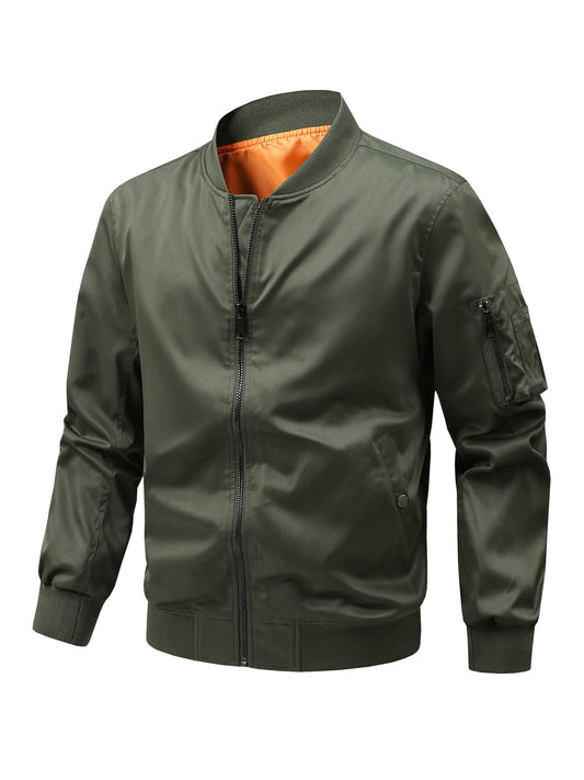 Men's Plus Size Windbreaker Jacket Casual Street Style
