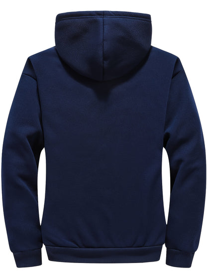 Men’s Plus Size Corduroy Sherpa-Lined Jacket