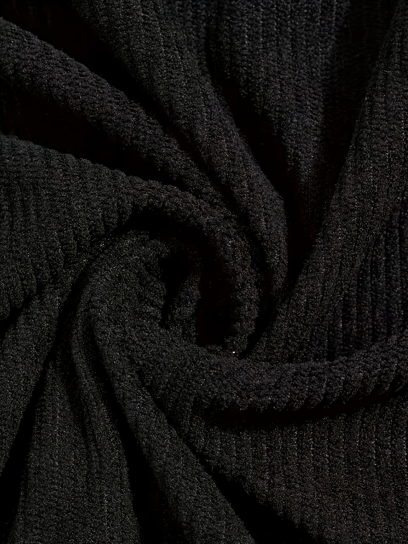 Plus Size Casual Sweater - Thick Stand Collar Cardigan with Button Front Closure